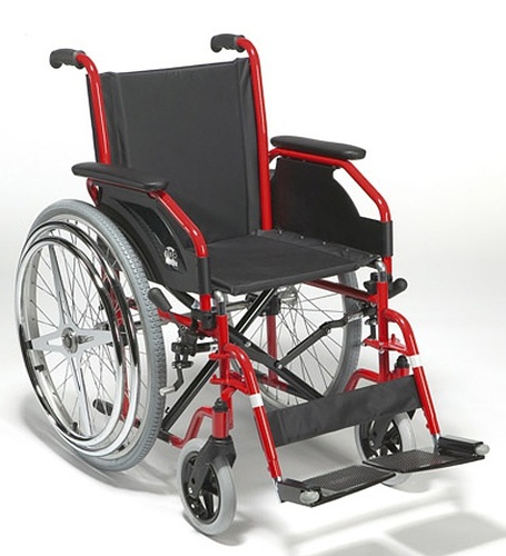 Кресло-коляска механическая с приводом от обода колеса (для людей с одной действующей рукой) 708D HEM2