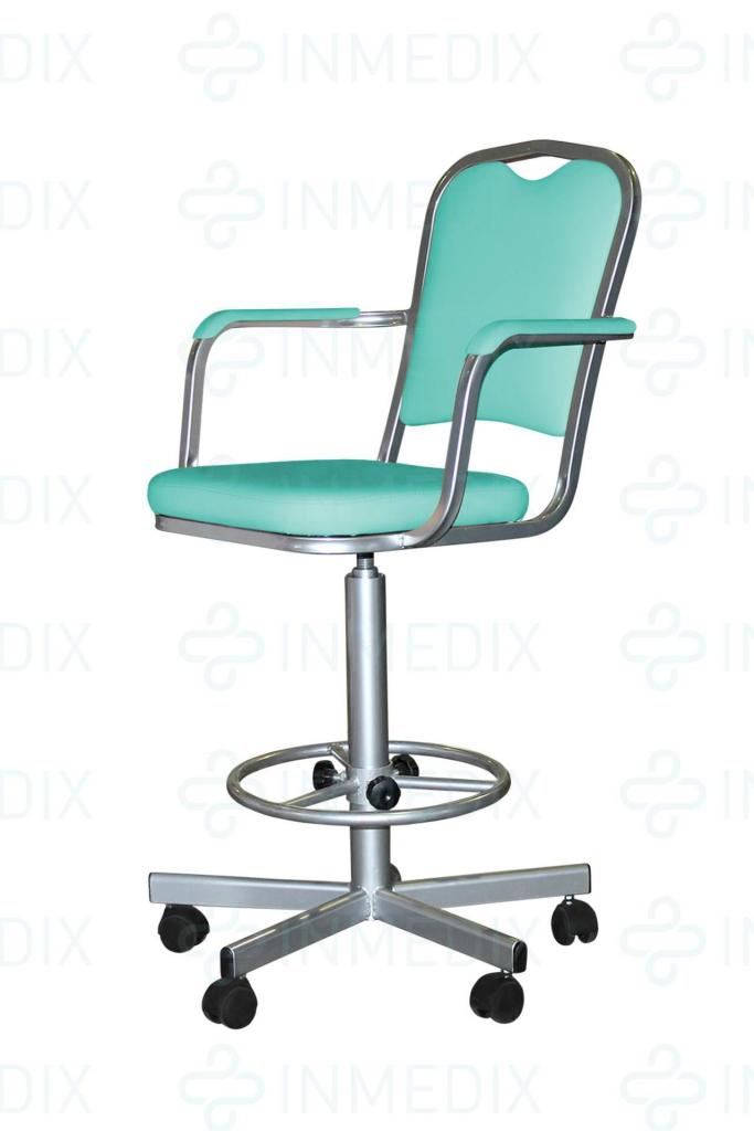 Кресло лабораторное на винтовой опоре КР02-1